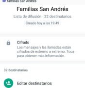 Grupo Whatsapp de Familias San Andres